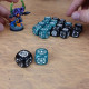 Набор кубиков Crosshairs Compact D6: Stormy&Black (20 шт). Q WORKSHOP (STCA04)
