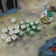 Набір кубиків Fortress Compact D6: Beige&Olive (20 шт). Q WORKSHOP (STCB01)