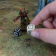Набор кубиков Fortress Compact D6: Black&Beige (20 шт). Q WORKSHOP (STCB03)