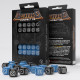 Набір кубиків Fortress Compact D6: Black&Blue (20 шт). Q WORKSHOP (STCB02)