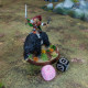 Набор кубиков Fortress Compact D6: Black&Pink (20 шт). Q WORKSHOP (STCB05)