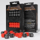 Набір кубиків Fortress Compact D6: Black&Red (20 шт). Q WORKSHOP (STCB04)