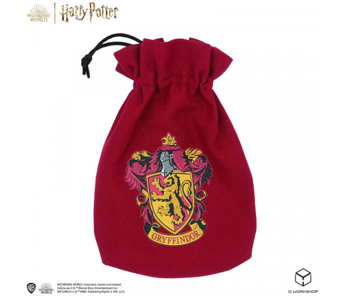 Набір кубиків Harry Potter. Gryffindor. 5 х D6 Dice Set & Pouch. Q WORKSHOP (190142/2023/1/A/D6B)