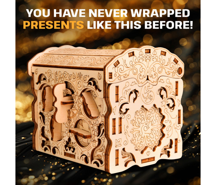 Квест бокс - коробка для подарка "Secret Treasure Box". EscapeWelt