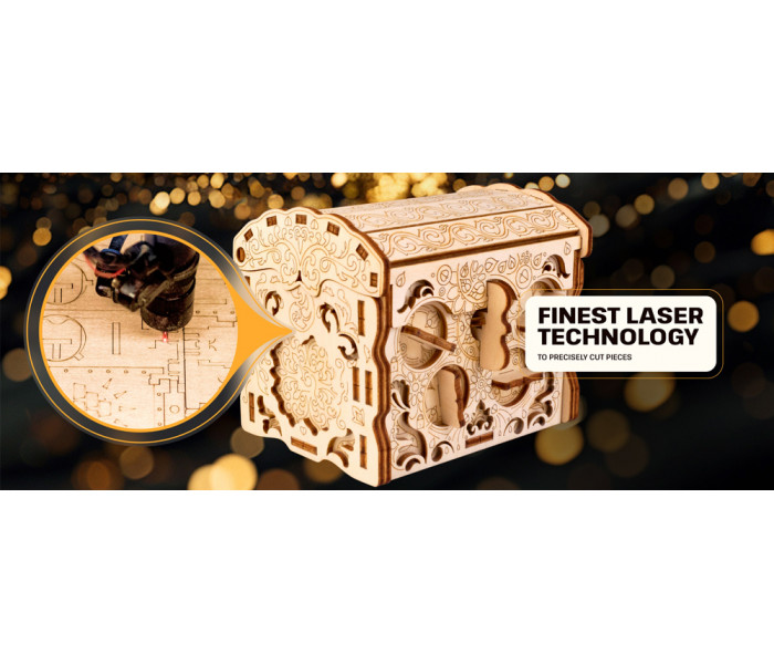 Квест бокс - коробка для подарка "Secret Treasure Box". EscapeWelt