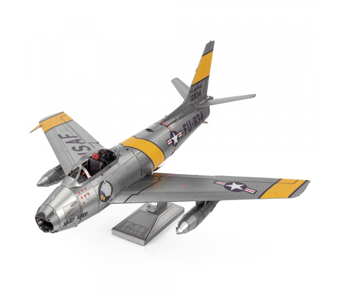 Металева збірна 3D модель F-86 Sabre, Metal Earth (ME1015)