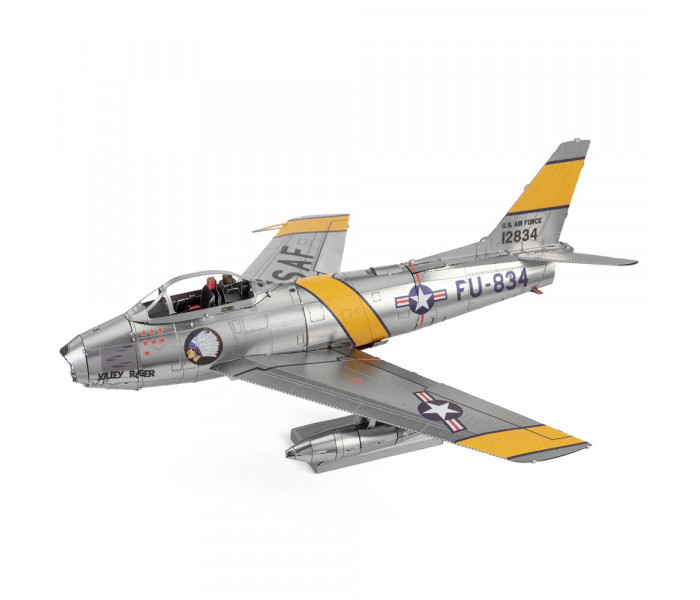 Металева збірна 3D модель F-86 Sabre, Metal Earth (ME1015)