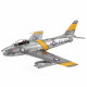 Металева збірна 3D модель F-86 Sabre, Metal Earth (ME1015)