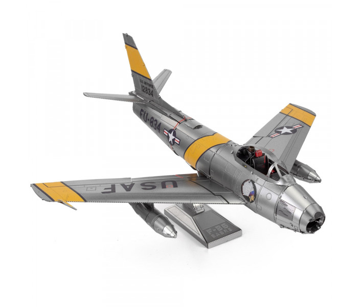 Металева збірна 3D модель F-86 Sabre, Metal Earth (ME1015)