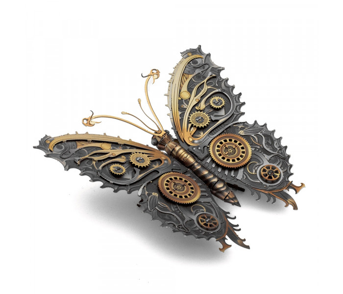 Металева збірна 3D модель Steampunk Butterfly, Metal Earth (ME1021)