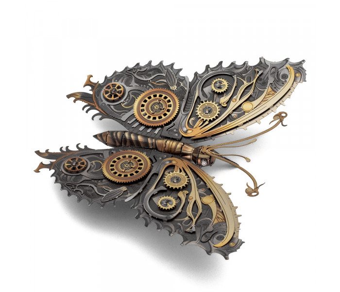 Металева збірна 3D модель Steampunk Butterfly, Metal Earth (ME1021)