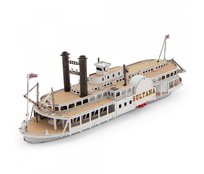 Металлическая сборная 3D модель Sultana Steamboat, Metal Earth (ME1019)