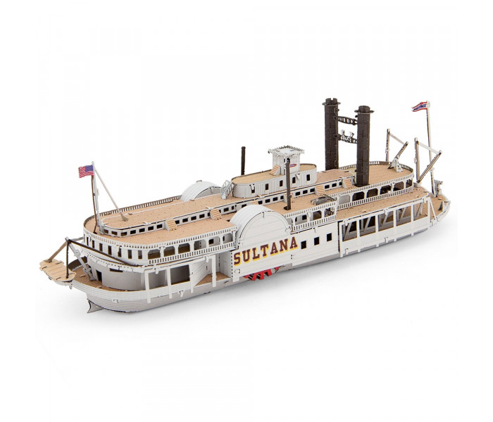 Металлическая сборная 3D модель Sultana Steamboat, Metal Earth (ME1019)