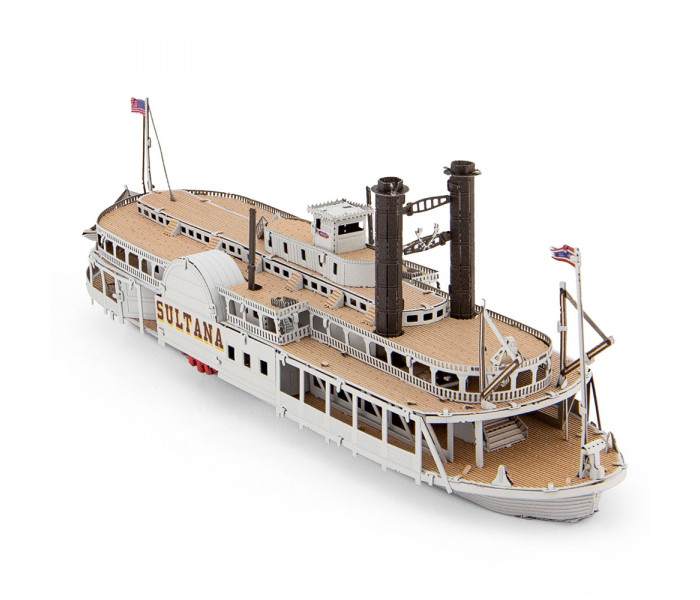 Металлическая сборная 3D модель Sultana Steamboat, Metal Earth (ME1019)