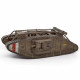 Металлическая сборная 3D модель Танк British Mark IV, Metal Earth (ME1022)