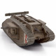 Металлическая сборная 3D модель Танк British Mark IV, Metal Earth (ME1022)