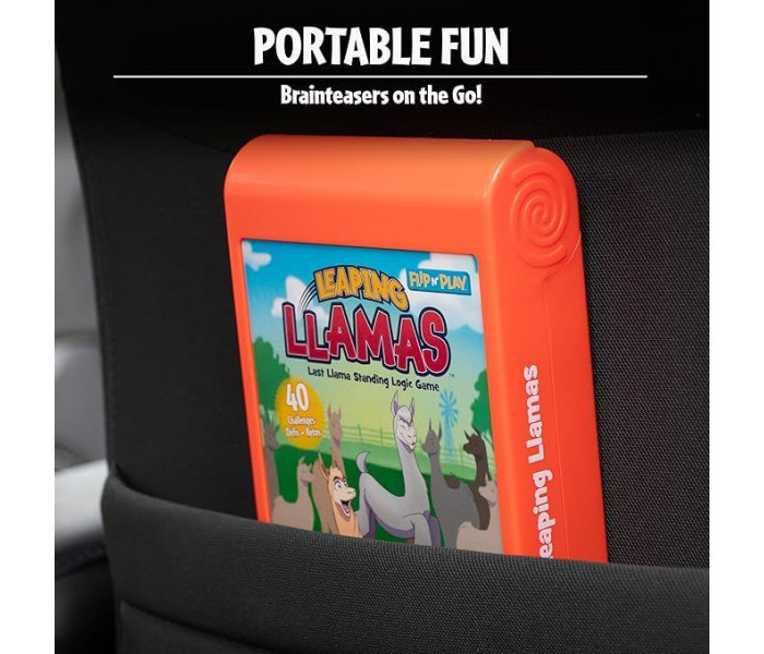 Дорожня головоломка Flip & Play Leaping Llamas (Стрибаючи лами). Thinkfun (76586)