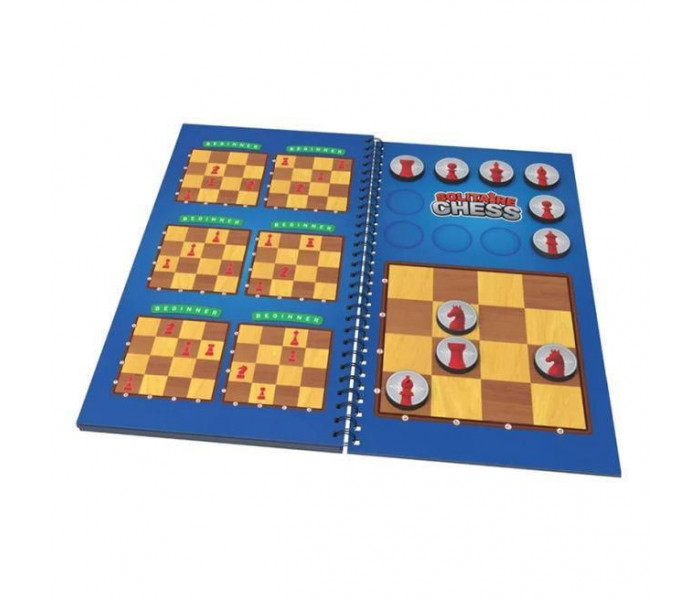 Игра головоломка Solitaire Chess Travel (Шахматный пасьянс Дорожный). Thinkfun (76542)