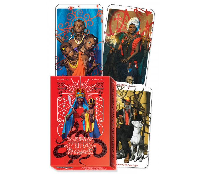 Набор Таро Вуду - Voodoo Tarot: Spirit Box Kit Cards. Lo Scarabeo