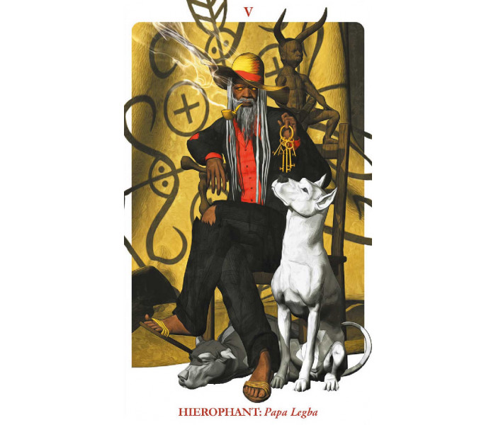 Набор Таро Вуду - Voodoo Tarot: Spirit Box Kit Cards. Lo Scarabeo