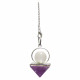 Маятник Premium Amethyst Pyramid. Lo Scarabeo (PEB38)