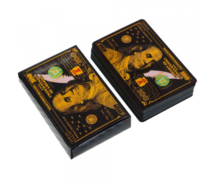 Пластикові карти Dollar Black, Bridge Size (IG-3482)