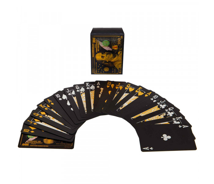 Пластикові карти Dollar Black, Bridge Size (IG-3482)
