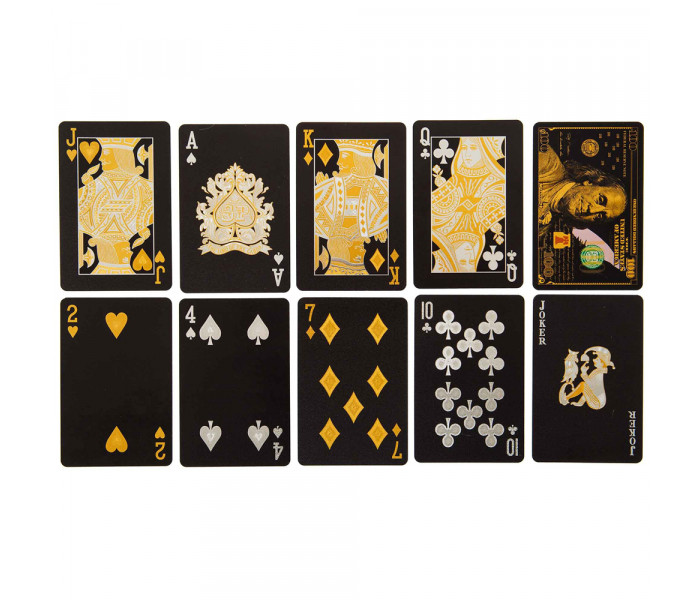 Пластикові карти Dollar Black, Bridge Size (IG-3482)