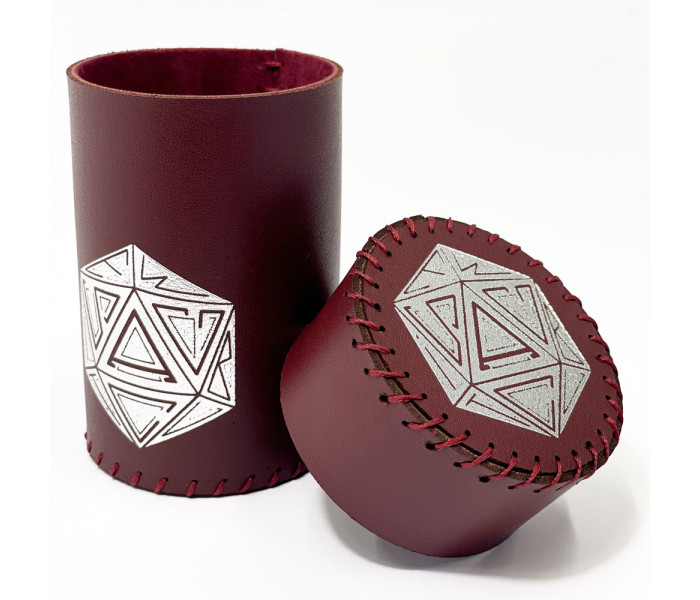 Чаша для гральних костей Dice-Print burgundy (pi-dc006)