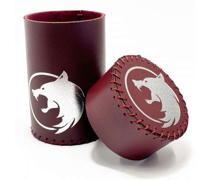 Стакан для кубиков Wolf burgundy