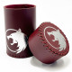 Стакан для кубиков Wolf burgundy