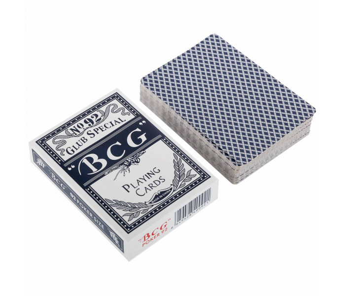 Картонные игральные карты BCG Blue