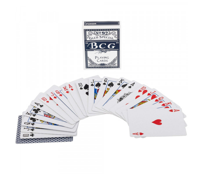 Картонные игральные карты BCG Blue