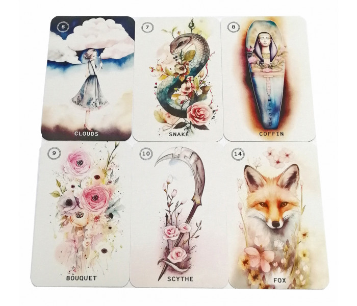 Сладкий Цветочный Оракул Ленорман - Sweet Blossom Lenormand Oracle