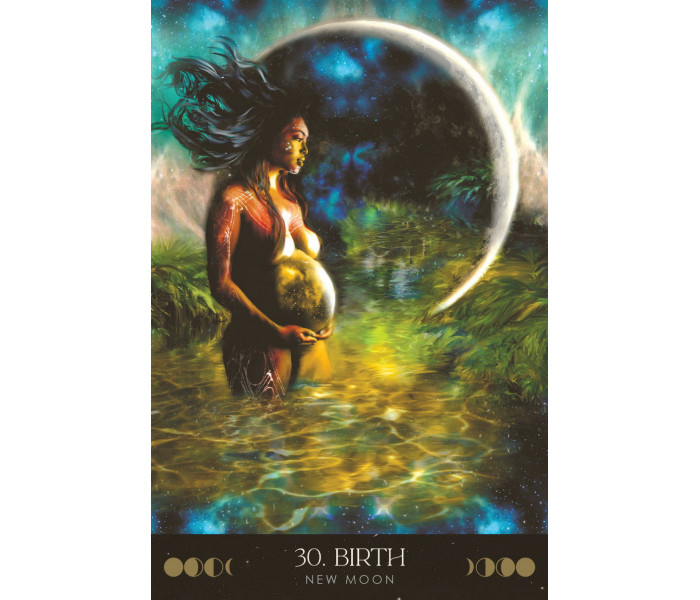 Оракул Місячного Храму - Moon Temple Oracle. Blue Angel
