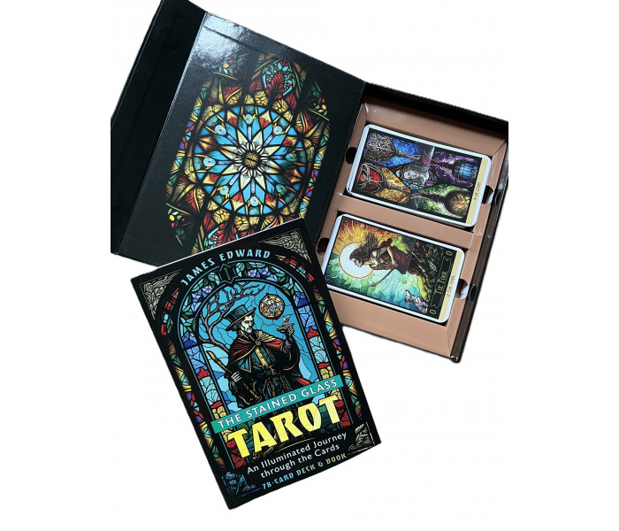 Таро Вітражів: Подорож освітлена Крізь Карти - The Stained Glass Tarot: An Illuminated Journey through the Cards. Destiny Books