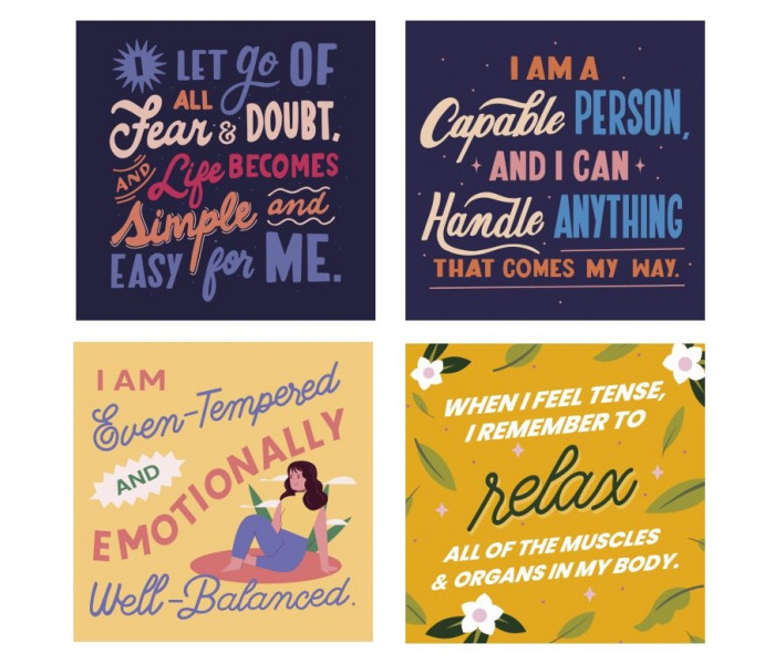 Карти Афірмацій Луїзи Хей: Життя без стресу - Louise Hay Affirmation Stress-Free Cards. Hay House