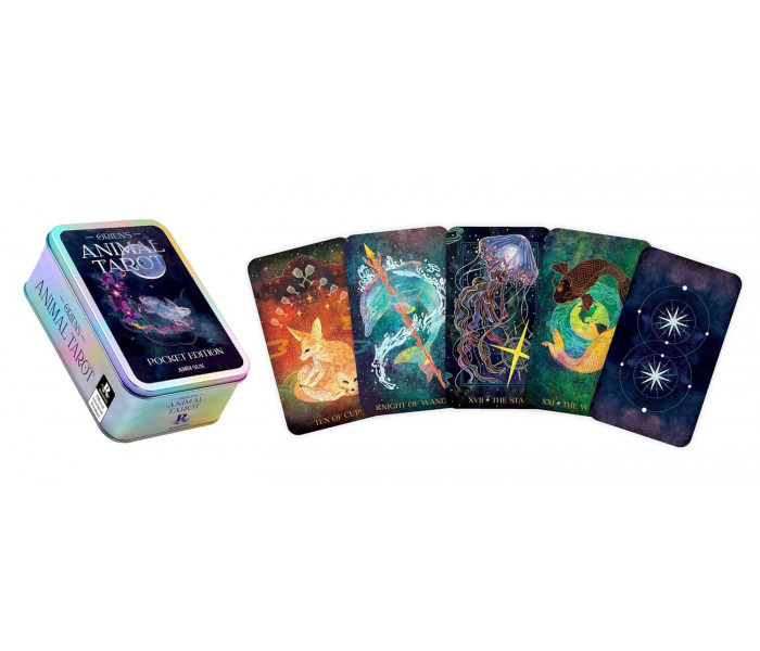 Карманное Таро Восточных Духов Животных - Oriens Animal Tarot in a Tin (Pocket Edition). Rockpool Publishing