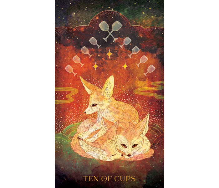 Карманное Таро Восточных Духов Животных - Oriens Animal Tarot in a Tin (Pocket Edition). Rockpool Publishing