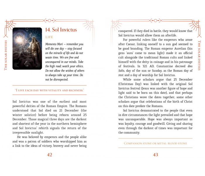 Оракул Королеви Сонця - Queen Of The Sun Oracle. Rockpool Publishing