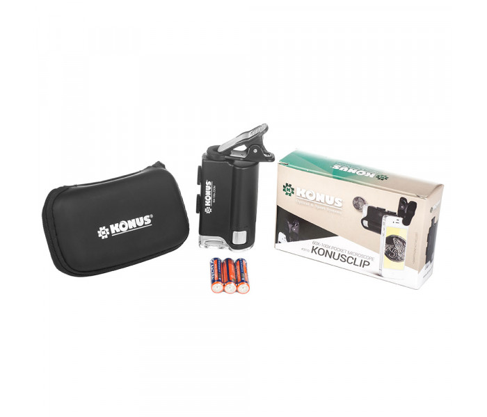 Микроскоп KONUS KONUSCLIP 60x-100x для смартфона (3710)