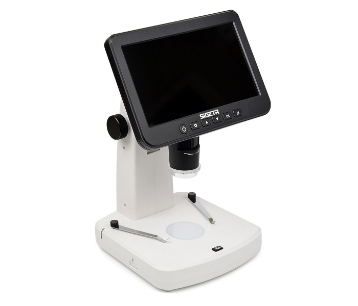 Цифровой микроскоп SIGETA Numeric Pro 10x-300x, 5 MP, 7" LCD (65512)