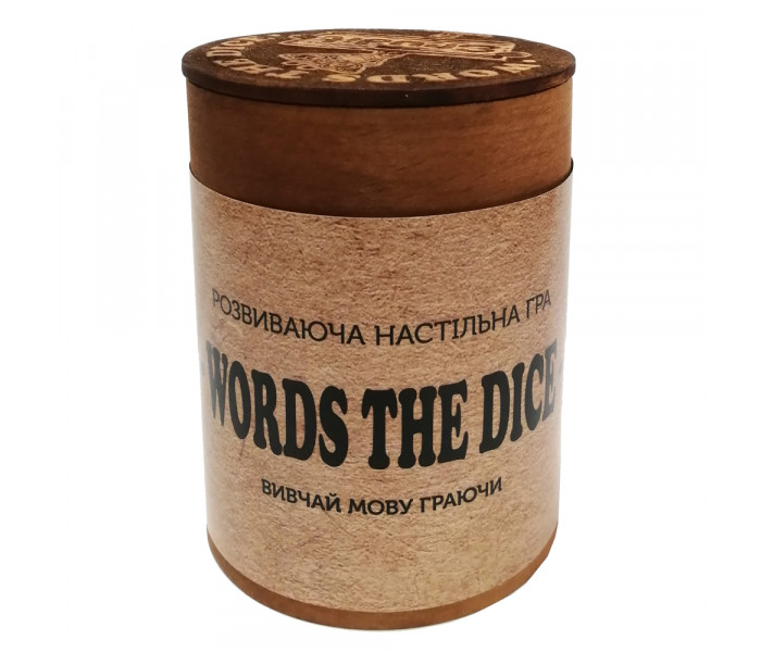 Настольная игра Words The Dice (English) Эрудит в стакане