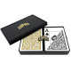 Карти Copag Elite 100% Plastic Double-deck Poker Size Jumbo Index (Black/Gold)