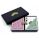 Карты Copag Elite 100% Plastic Double-deck Poker Size Jumbo Index (Burgundy/Green)