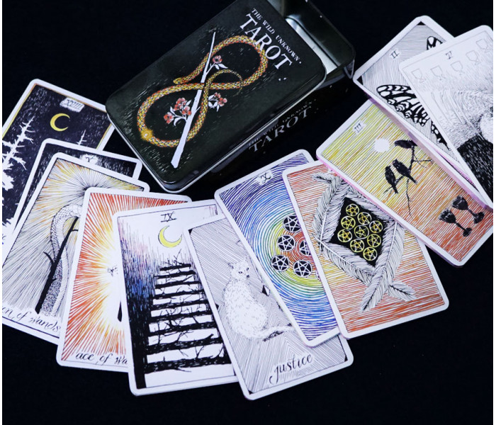 Дике Невідоме Таро - Wild Unknown Tarot in a tin. China (9420323)