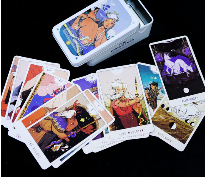 Таро Білого Божества - White Numen Tarot in a tin. China (9420316)