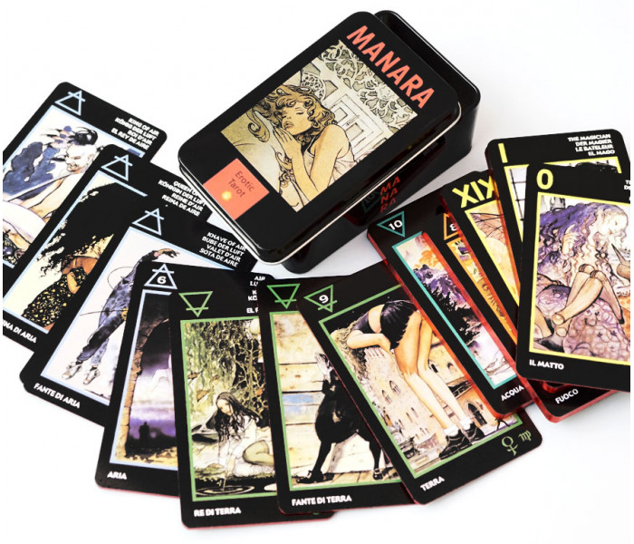 Таро Манара - Manara The Erotic Tarot in a tin. China (9420310)