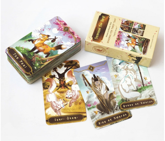 Таро Сезонна лисиця (Seasonal fox Tarot) China (9420274)