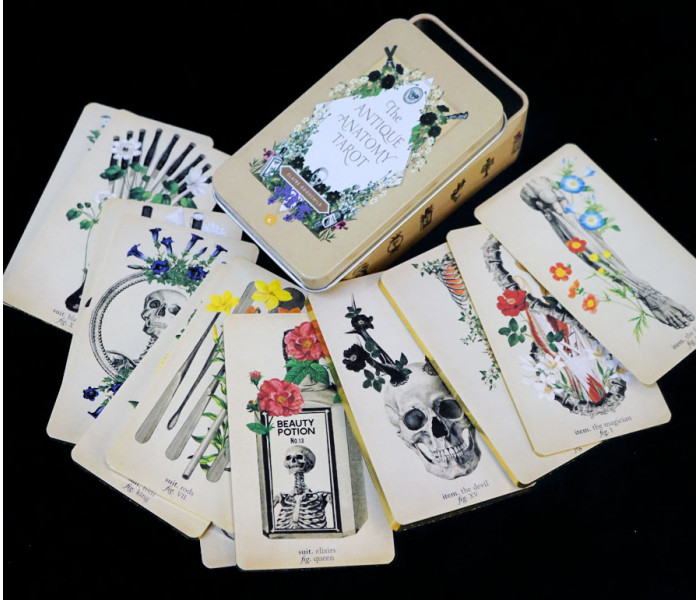 Таро Античной Анатомии - Antique Anatomy Tarot in a tin. China (9420324)